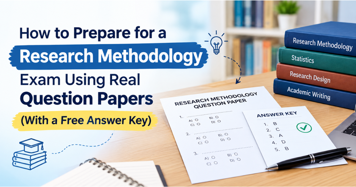 How to Prepare for a Research Methodology Exam Using Real Question Papers (With a Free Answer Key)
